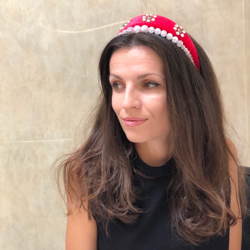 NEW Red Velvet Headband